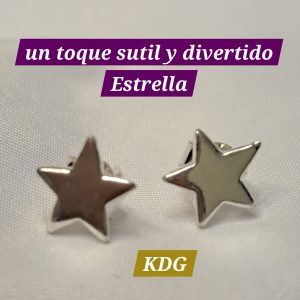 ag-est-01 Arete Mini Estrella - Plata 950