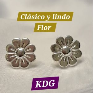 ag-artf-01 Arete mini flor - plata 950
