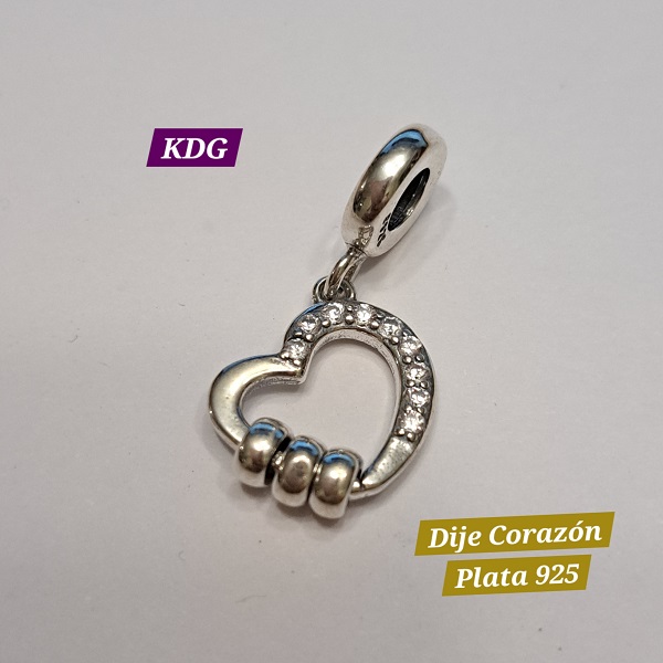 ag-dijcor-01 Dije Corazón - plata 925