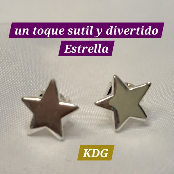 ag-est-01 Arete Mini Estrella - Plata 950