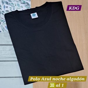PMC-30-AZ-6 Polo Azul noche - Talla 6 - 30 al 1 manga Corta - reactivo - Corte recto
