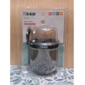 KPVS1292995-Ne Titanio - Keep - VS - Vaso Yogurt To Go keep Negro