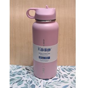KPBT1422644-ro Titanio - Keep - BT - Botella Insulada Keep 1000ml Rosado
