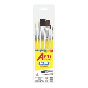 Pin-Arti Pincel Arti Creativo Basic Blíster X 6 Und