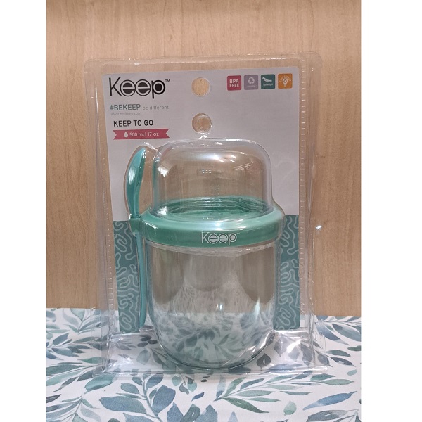 KPVS1292995- Tu	Titanio - Keep - VS - Vaso Yogurt To Go keep Turquesa