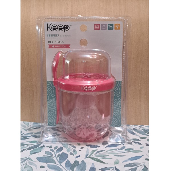 KPVS1292995- Ro	Titanio - Keep - VS - Vaso Yogurt To Go keep Rosa