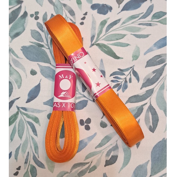 cint-sat-nar Cinta Satinada Naranja de 1.5" x 10mts