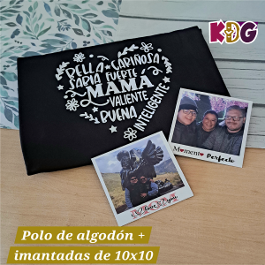 mom-01 Polo personalizado + fotos imantadas - Consultar stock