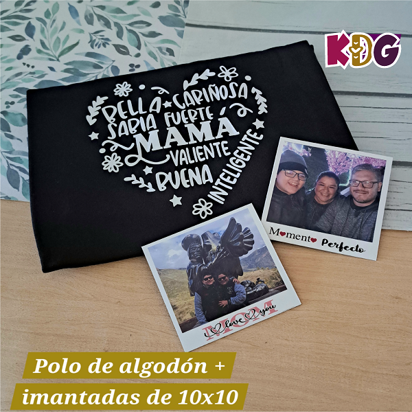 mom-01 Polo personalizado + fotos imantadas - Consultar stock