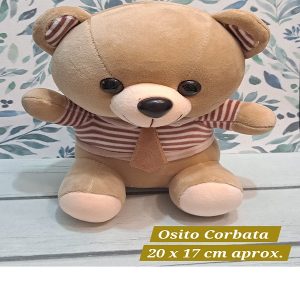 Osi-Corb	Peluche Osito Con Corbatita de 20 x 17 cm aprox