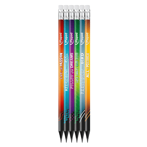 LME Lápiz Grafito Energy HB C/Borrador Maped - Imagen 2