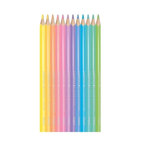 CMPx12	 Colores Maped Pastel Color Peps Caja 12 Und - Imagen 2
